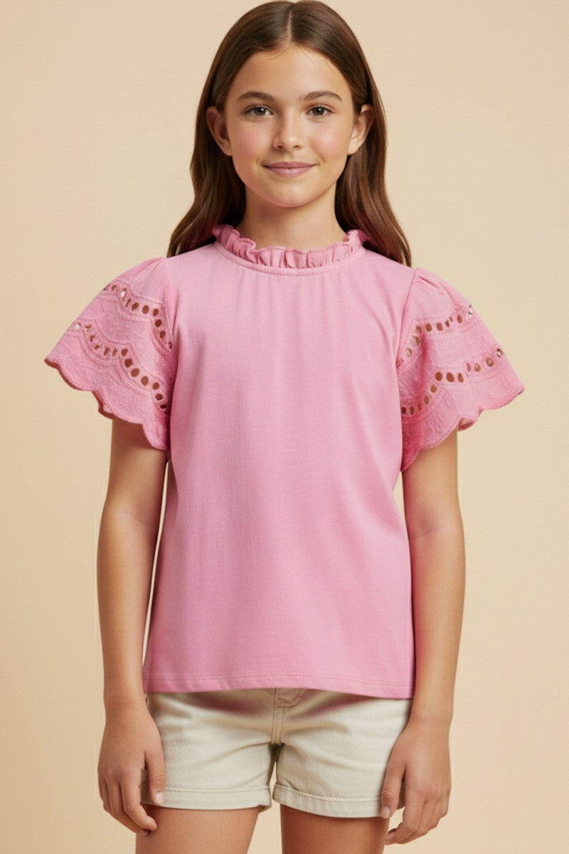 Isabella in Pink Top