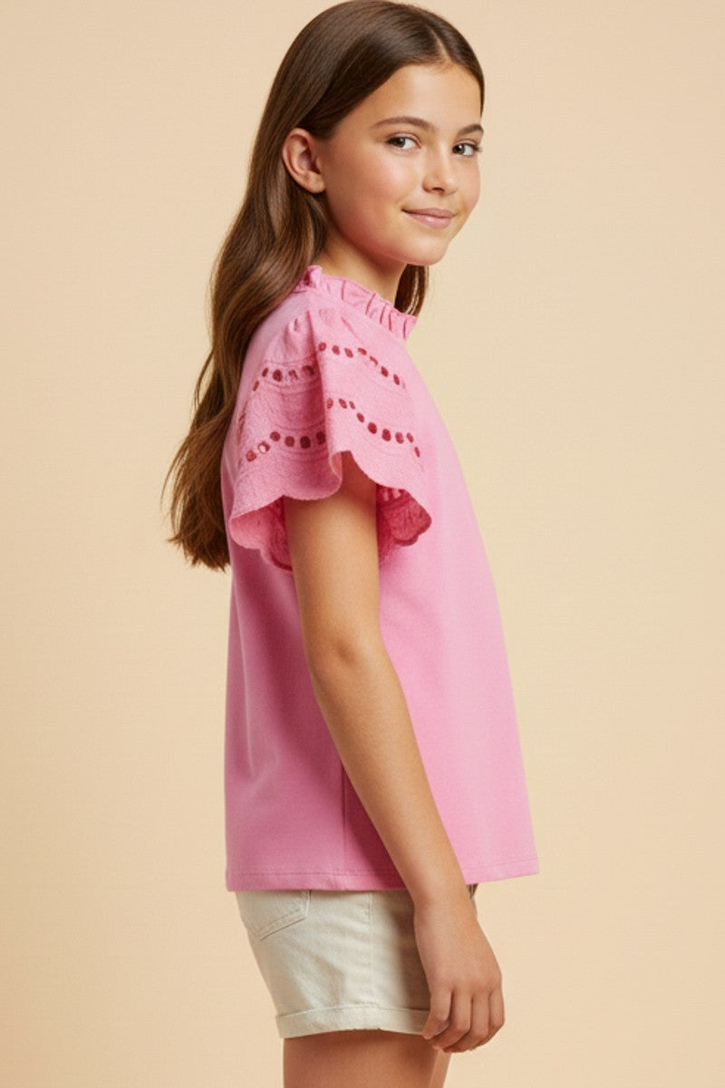 Isabella in Pink Top