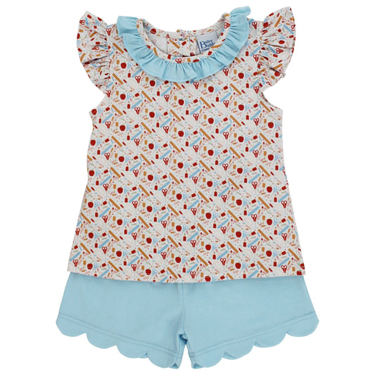 Bailey Boys School Days Girls Short Set