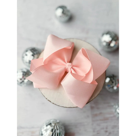 Lt Pink 5.5 Hairbow
