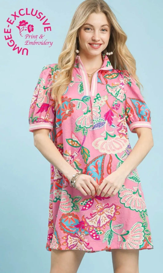 Graceful in Pink Dress by Umgee