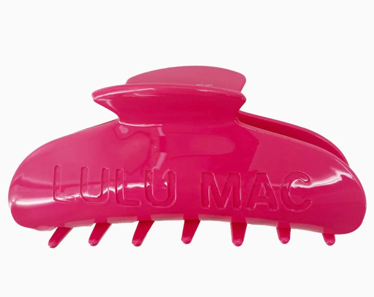 Lulu Mac Hot Pink Hair Clip