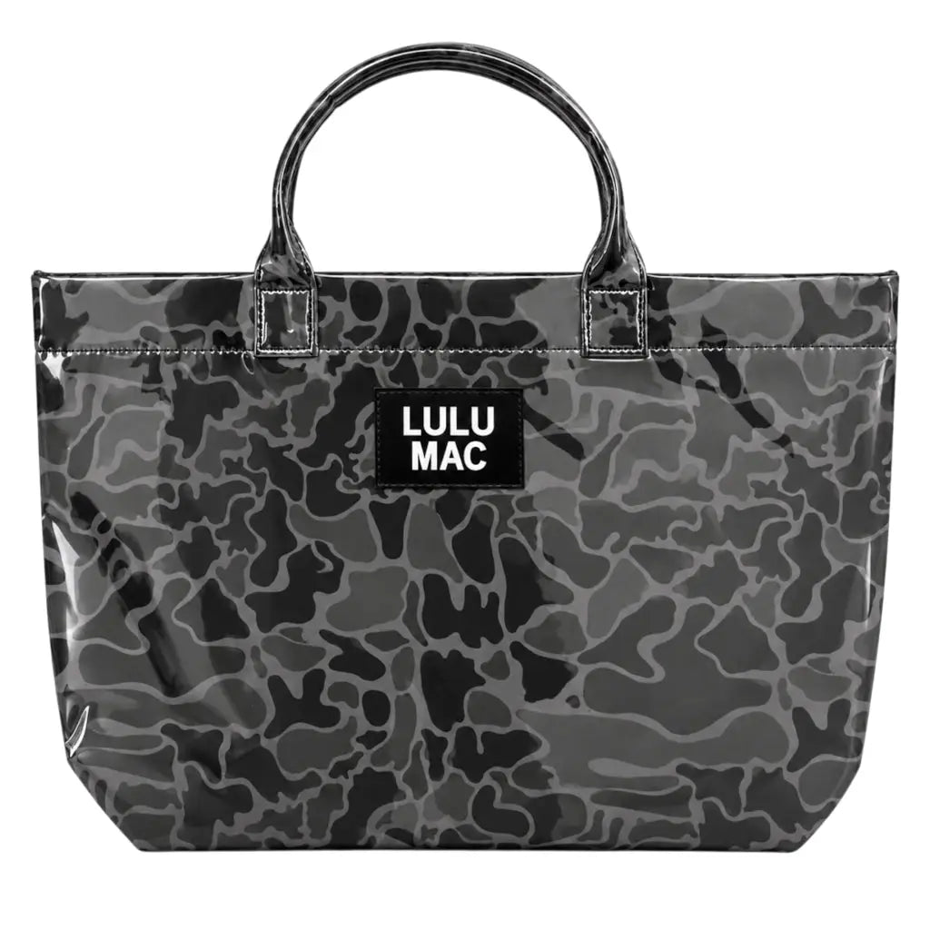 Lulu Mac Black Camo Tote