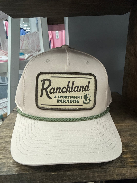 Little River Ranchland Rope Hat Khaki