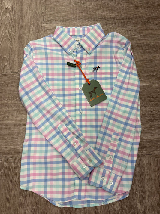 Southern Point Youth Hadley Luxe Button-Down Gingham