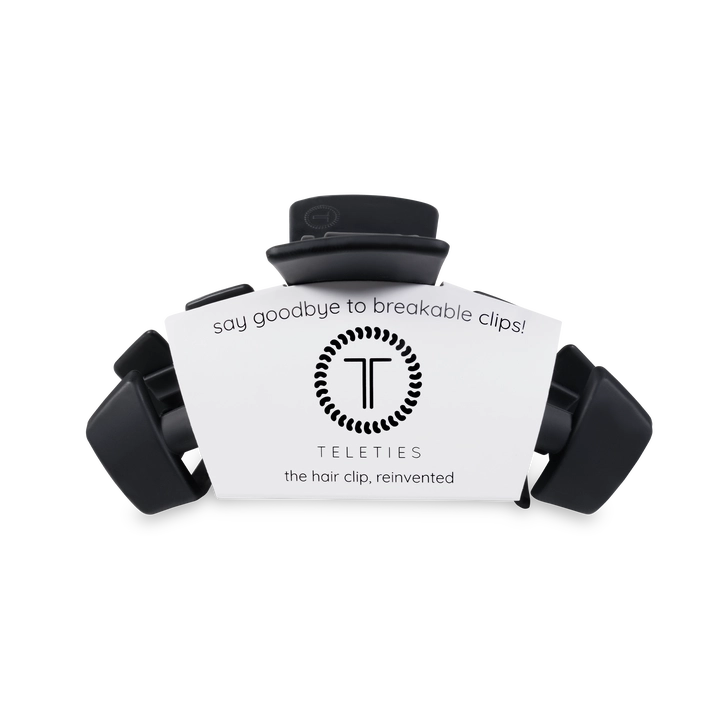 Teletie Black Medium Classic Hair Clip