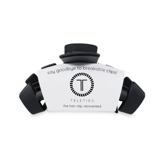 Teletie Black Medium Classic Hair Clip