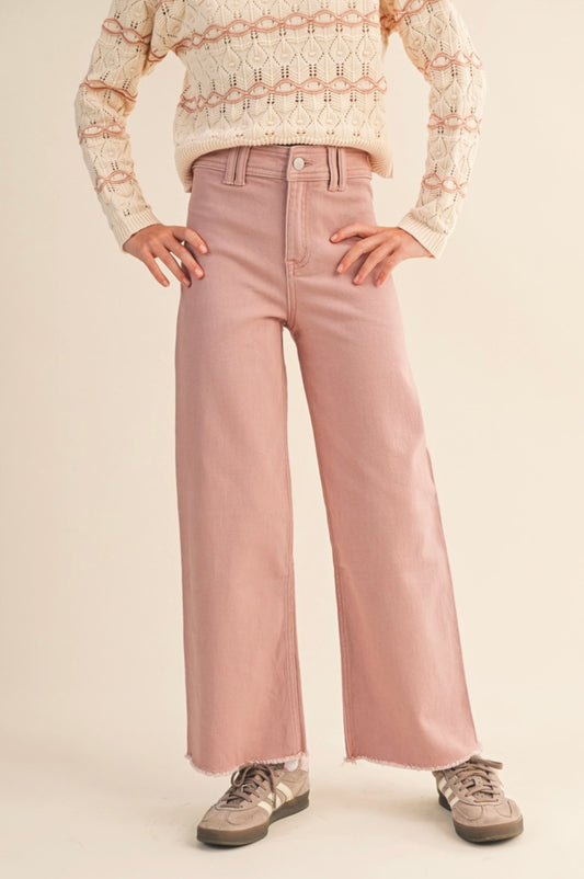 Mauve Denim Jeans by Heart & Arrow