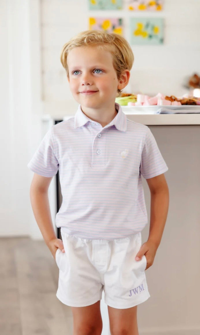 Beaufort Bonnet Sheffield Shorts in Ash Worth White