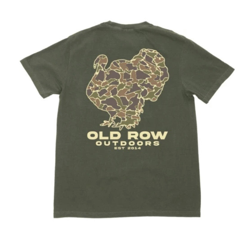 Old Row Camo Turkey Pocket Tee