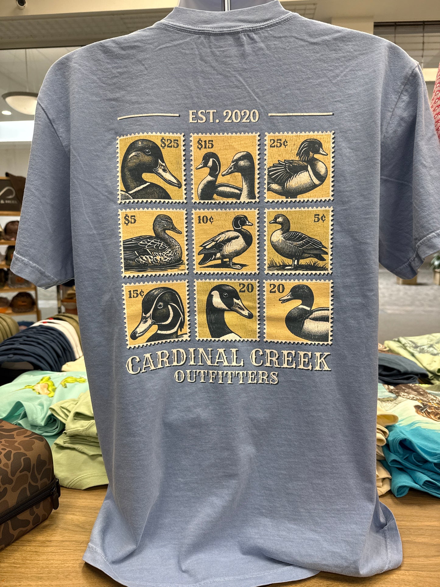 Cardinal Creek Logo Duck Stamp Tshirt