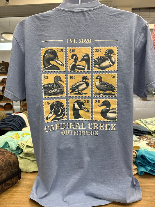 Cardinal Creek Logo Duck Stamp Tshirt