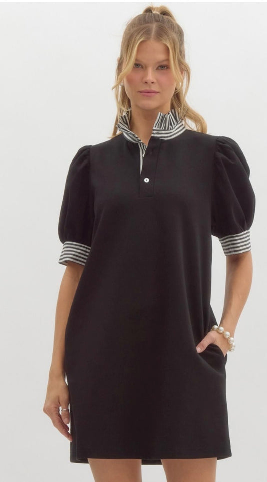 Gracefully in Black Dress by Entro
