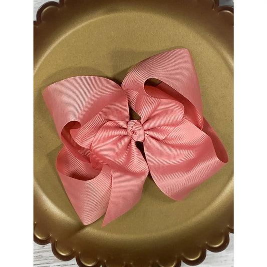 Dusty Rose 5.5" Hairbow
