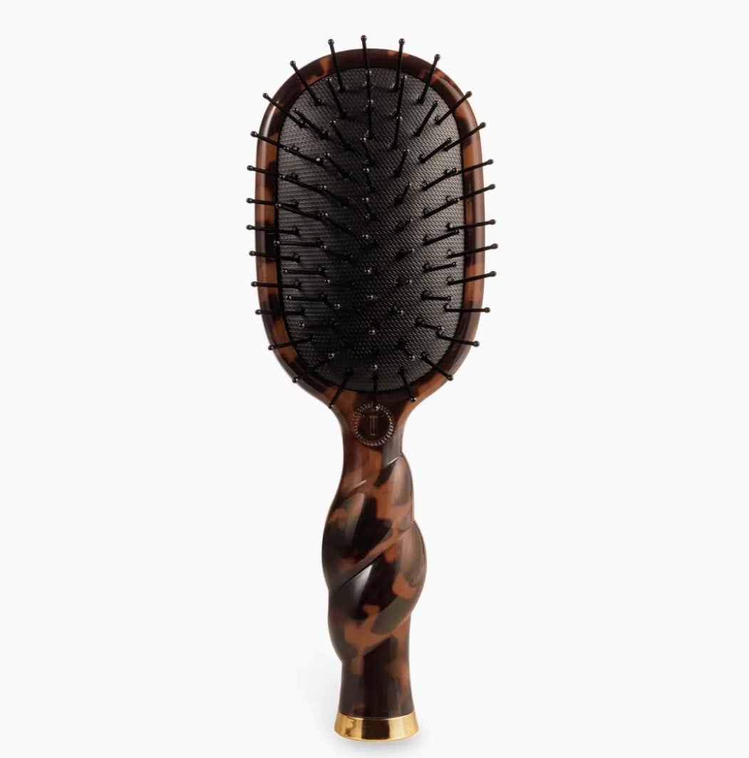 Teletie Mini Detangler Brush for Medium Hair Tortoise