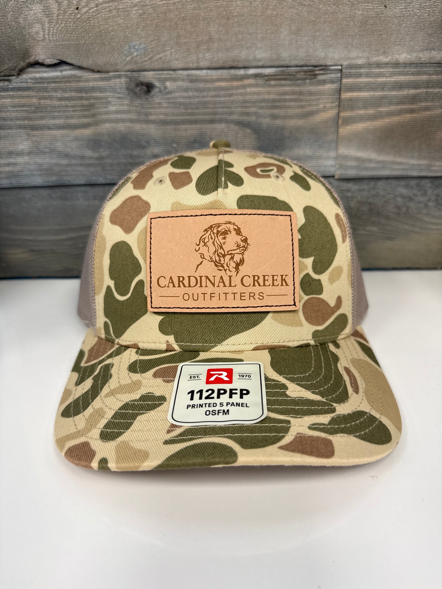 Cardinal Creek Logo Hat 112 Harvest Duck Camo/Light Tan