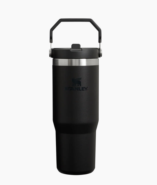 Stanley Iceflow Flip Straw Black Tumbler 30oz