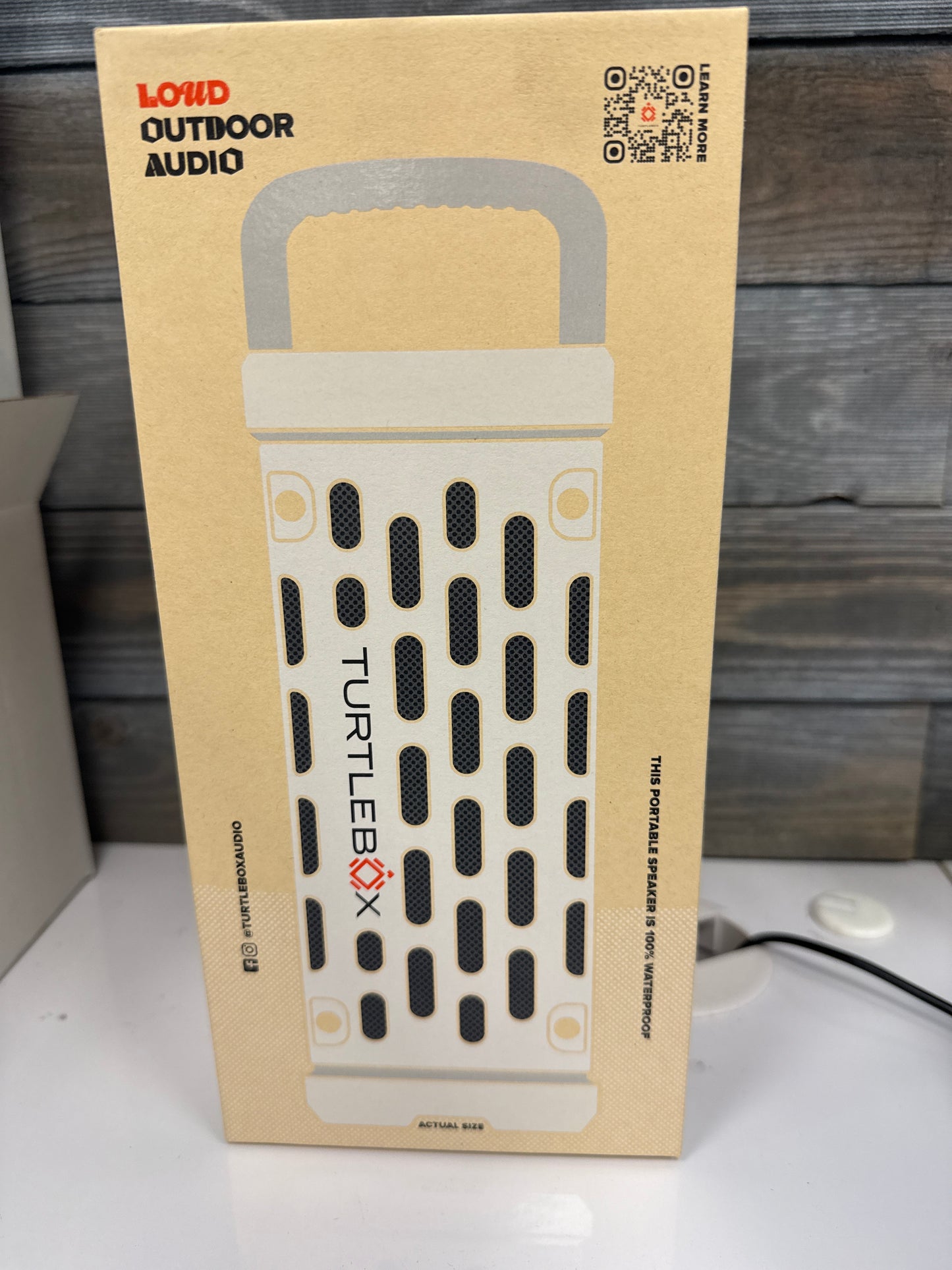 Turtlebox Ranger Bluetooth Speaker Ivory