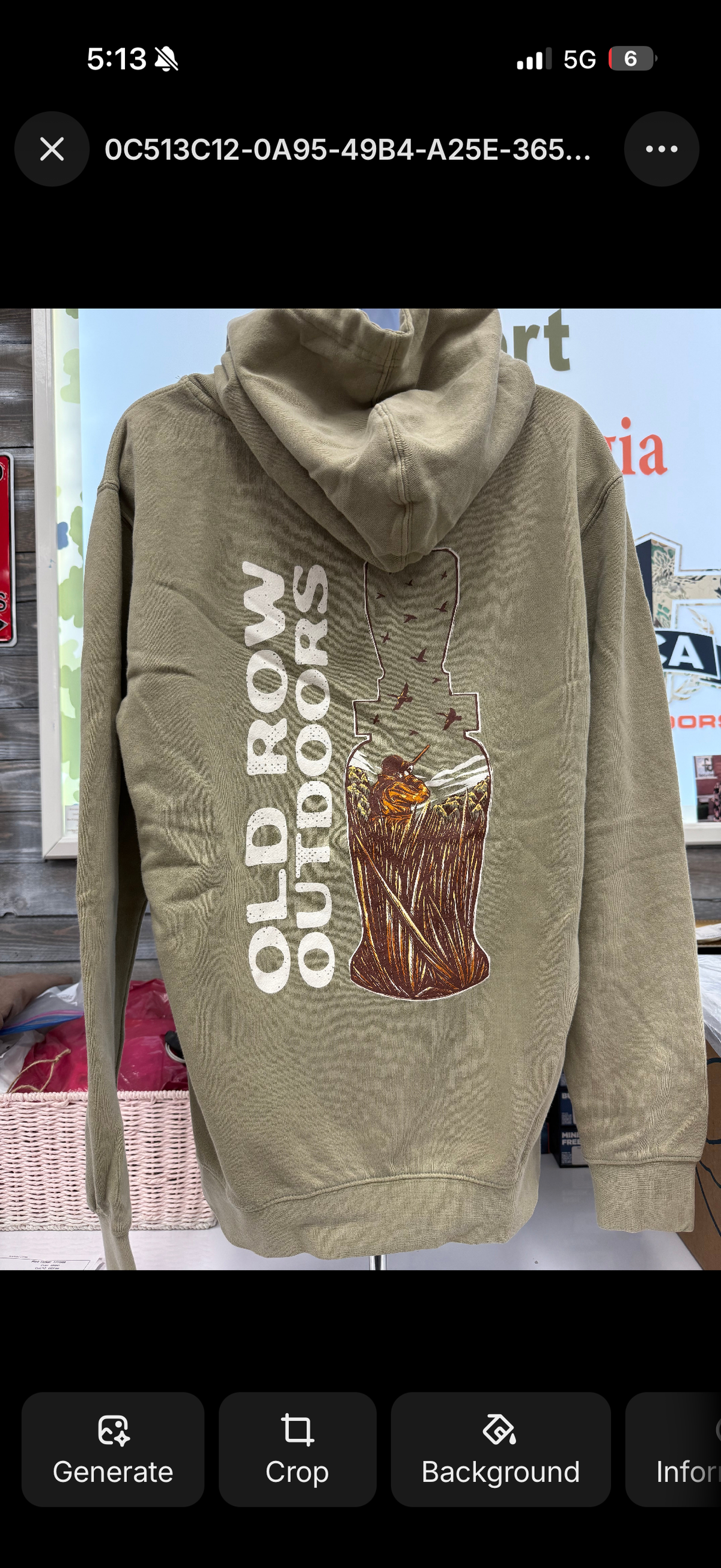 Old Row The Duck Call Hoodie Khaki