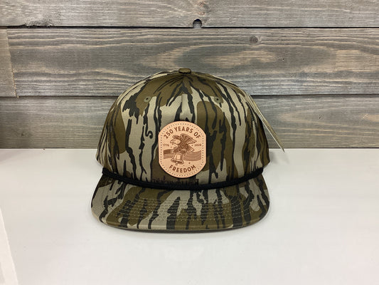 America’s Freedom 250 Years Mossy Oak Bottomland w/ Black Rope Hat 256