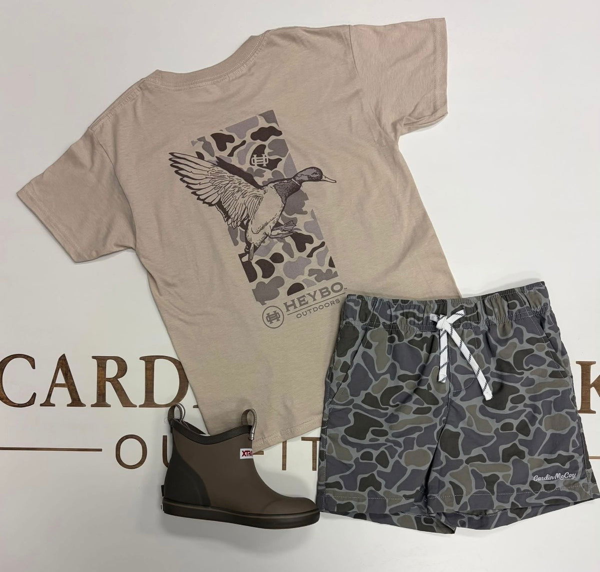 Heybo Mallard Camo Youth Tee