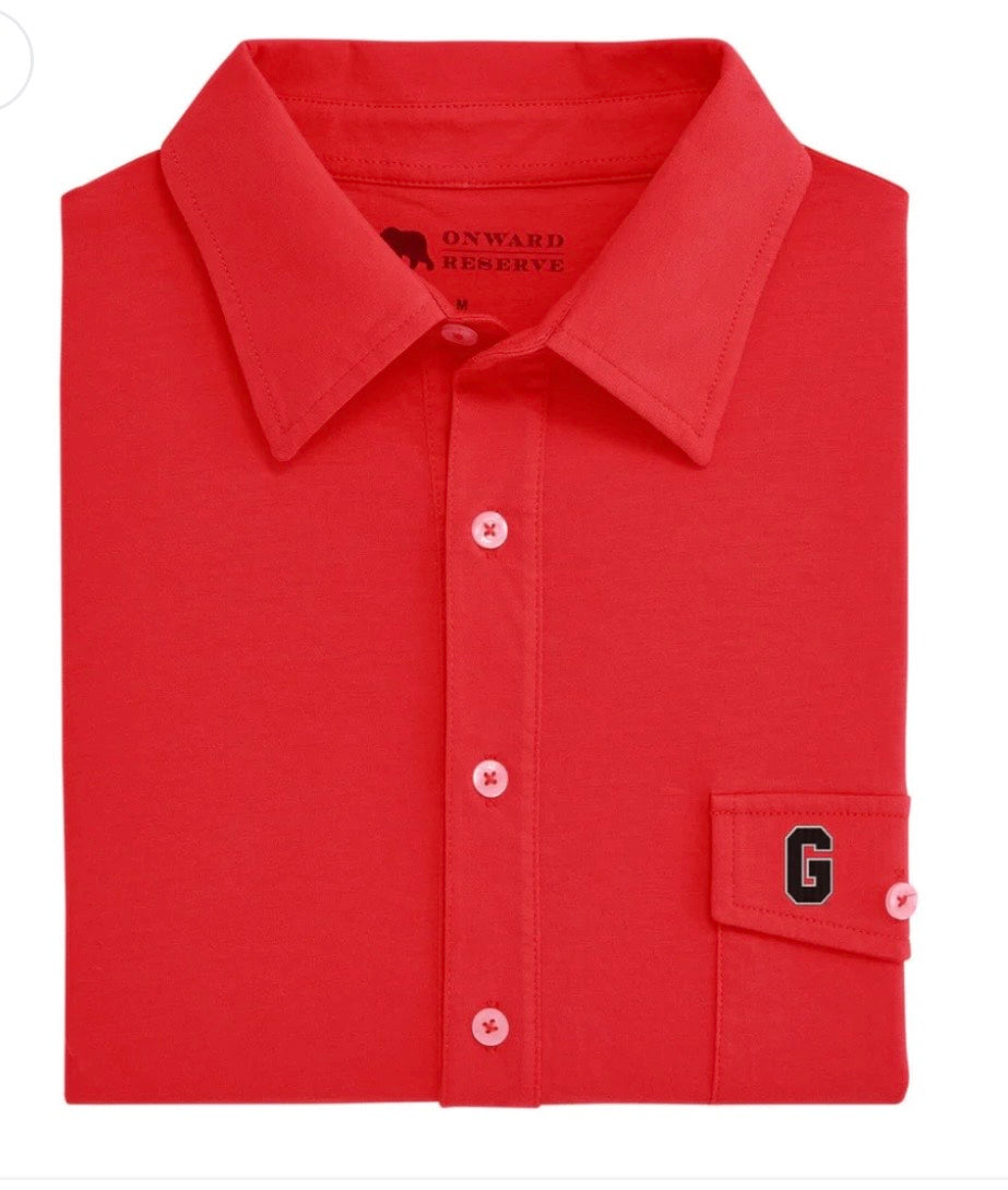 Onward Reserve UGA Vintage G Old School Polo