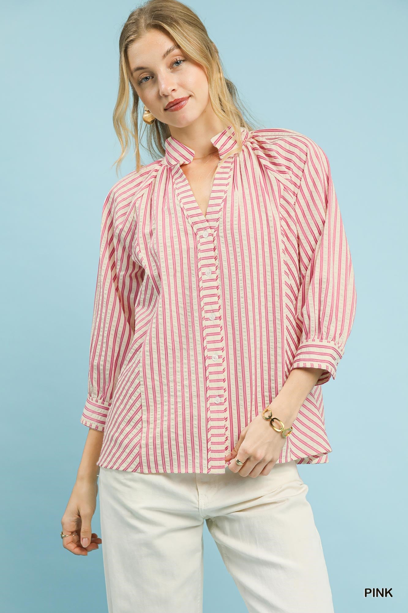 Give me All the Pink Stripes by Umgee
