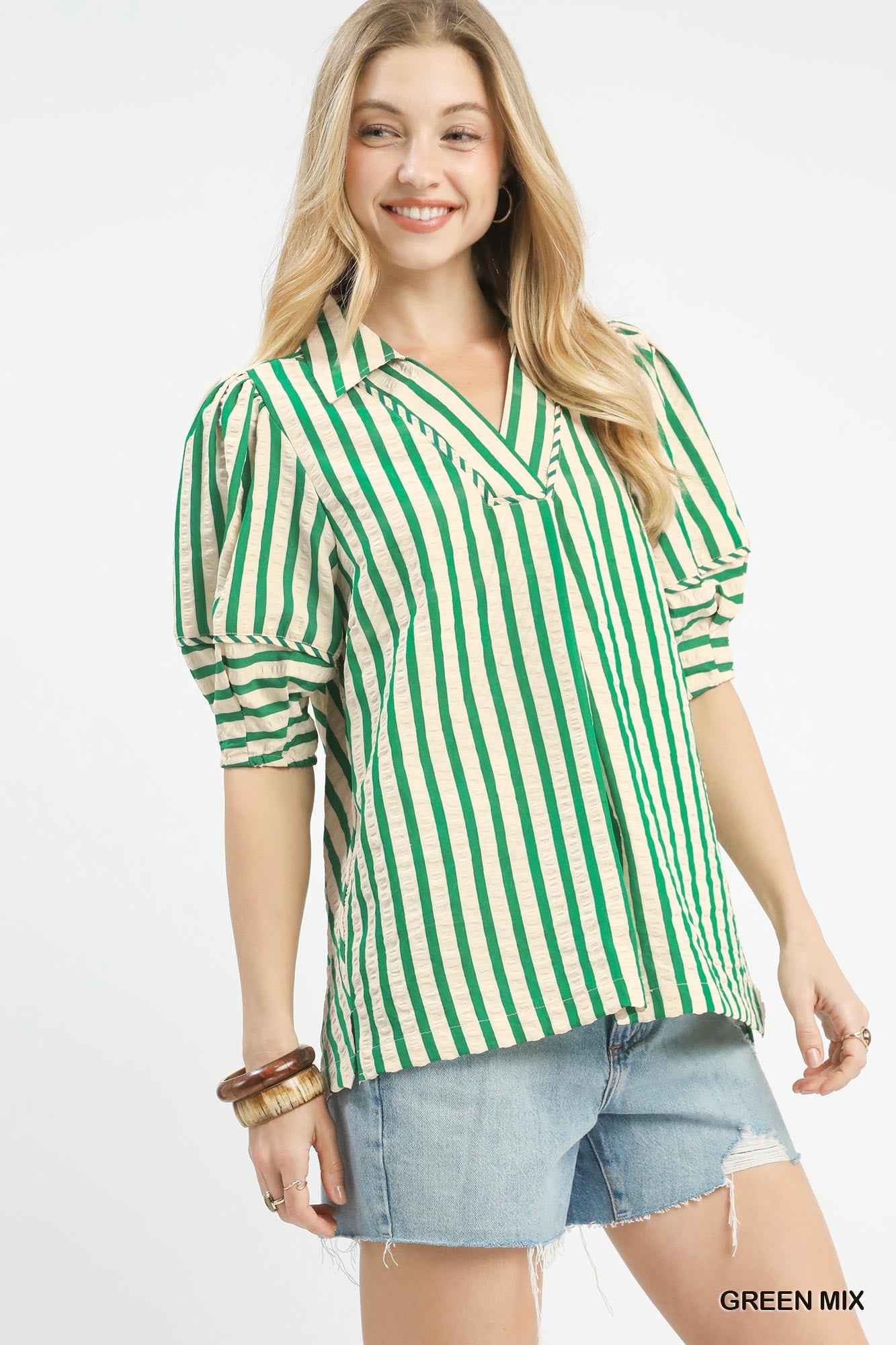 Green Stripes by Umgee