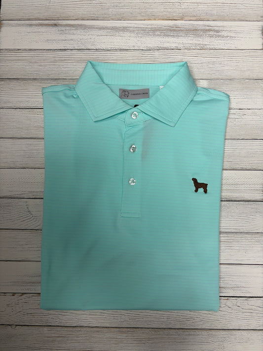 Cardinal Creek Aqua/Lt Blue Polo w/Logo