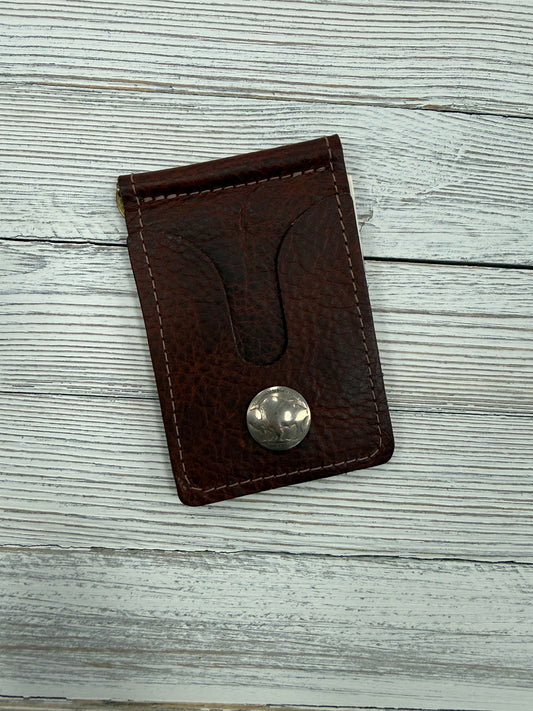 Over Under Front Pocket Bison Wallet