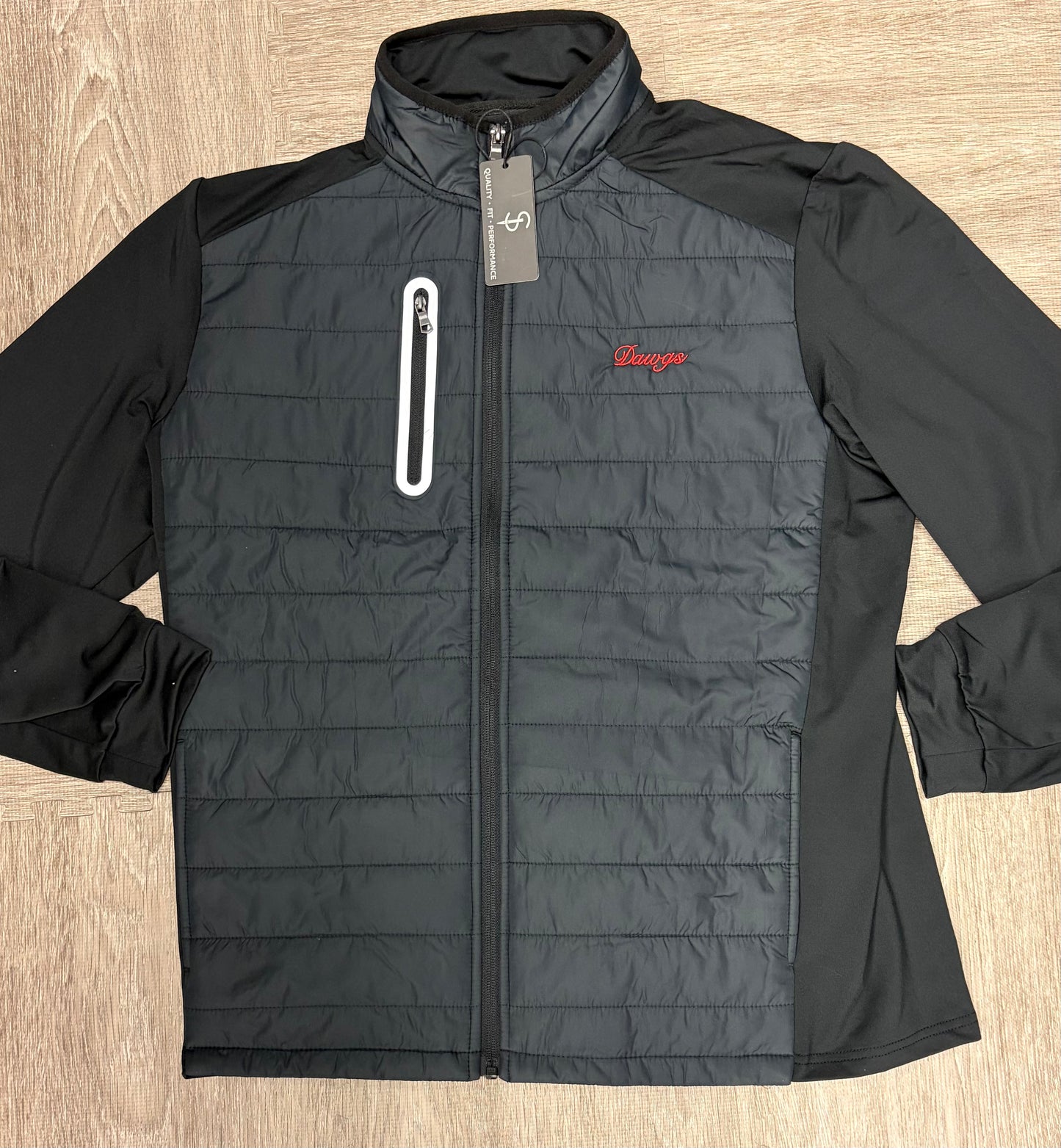 Cardinal Creek Black Georgia Bulldogs Zip Up Jacket
