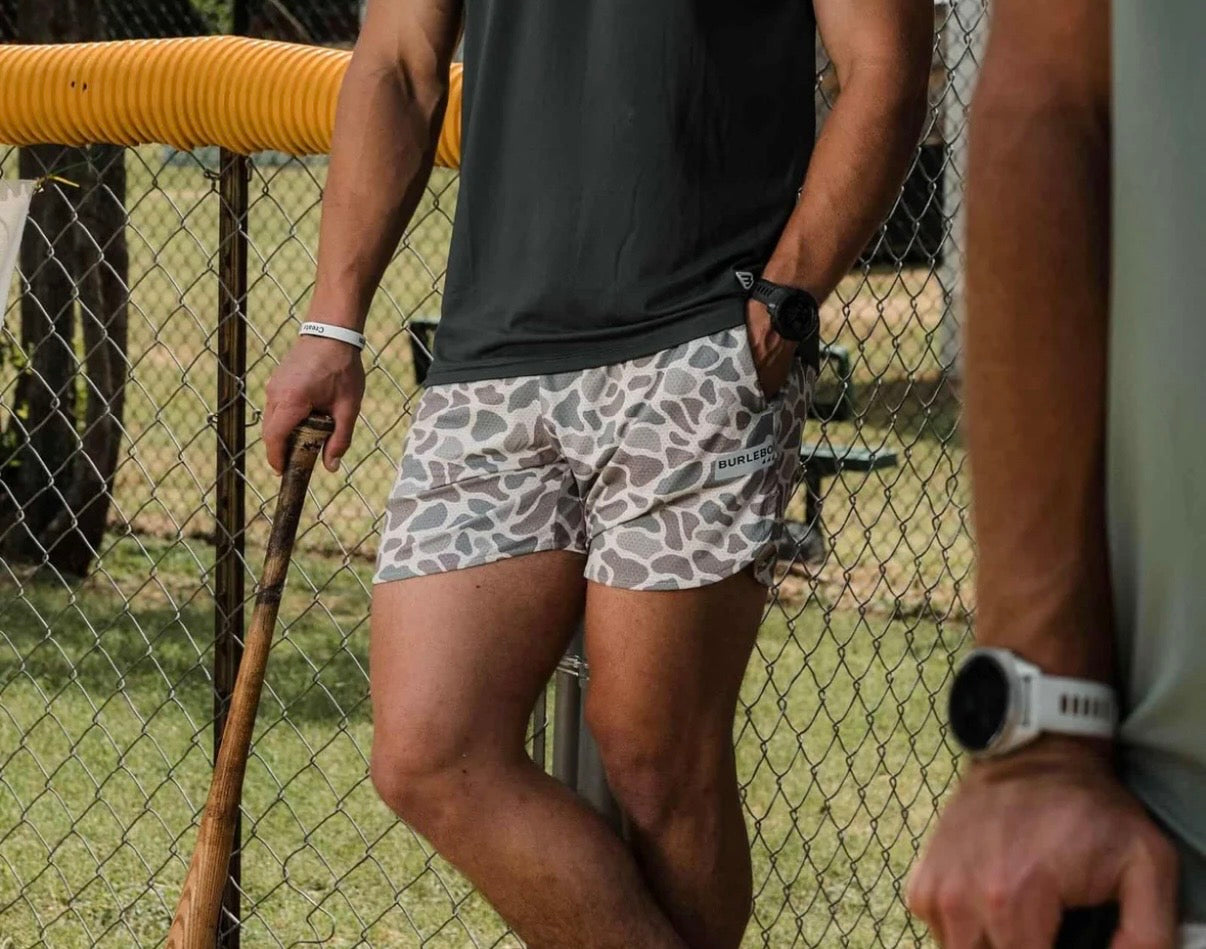 Burlebo Classic Deer Mesh Training Shorts