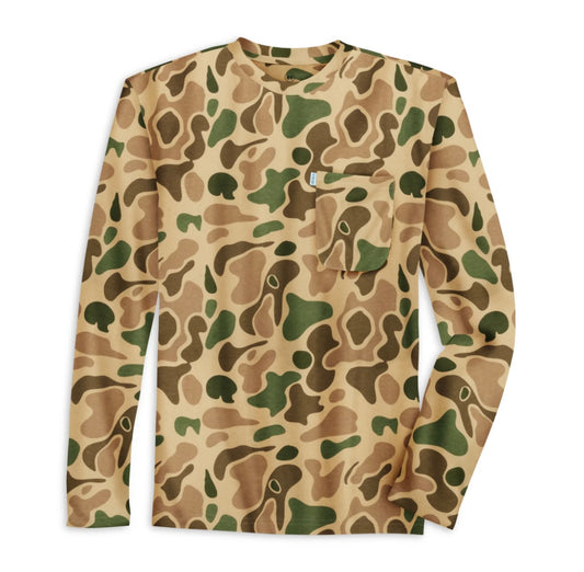 Heybo The Oceanside Crew Neck Traditions Camo brown