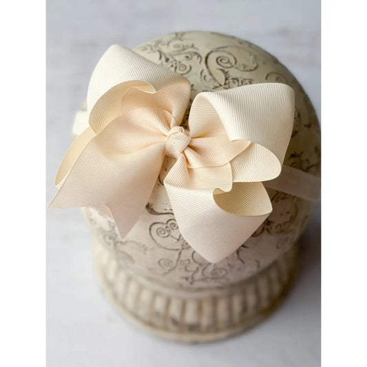 Satin Baby Headband Ivory