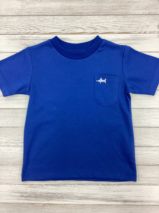Saltwater Boys Classic Pocket Tee Navy