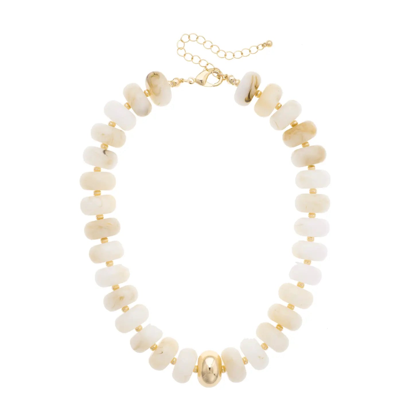 San Sebastian Beaded Resin Necklace