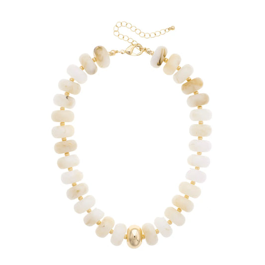 San Sebastian Beaded Resin Necklace