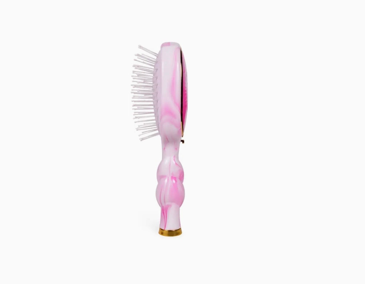 Teleties Mini Detangler Brush Medium Hair Pinch Me￼