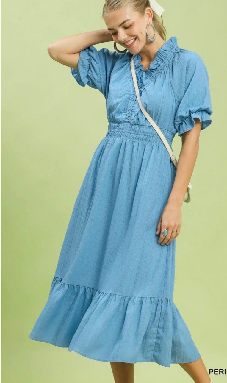 Peri Blue Dress by Umgee