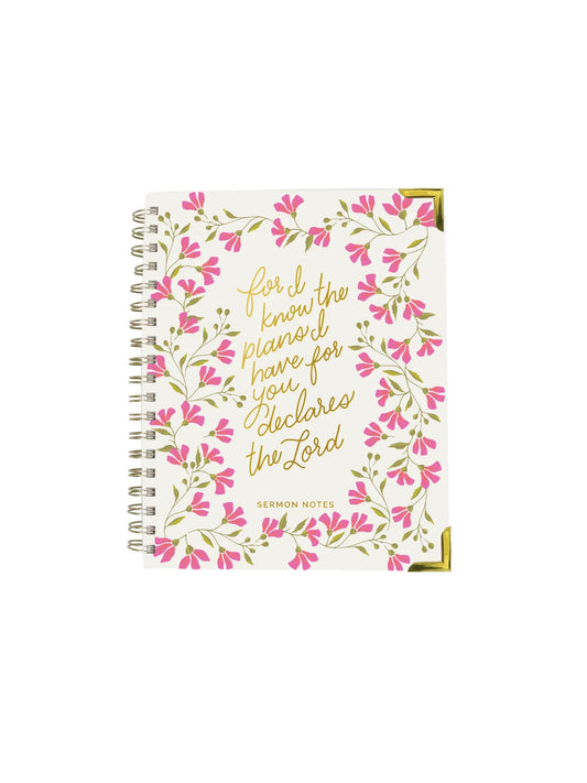 Mary Square Sermon Notes Journal | For I Know The Plans