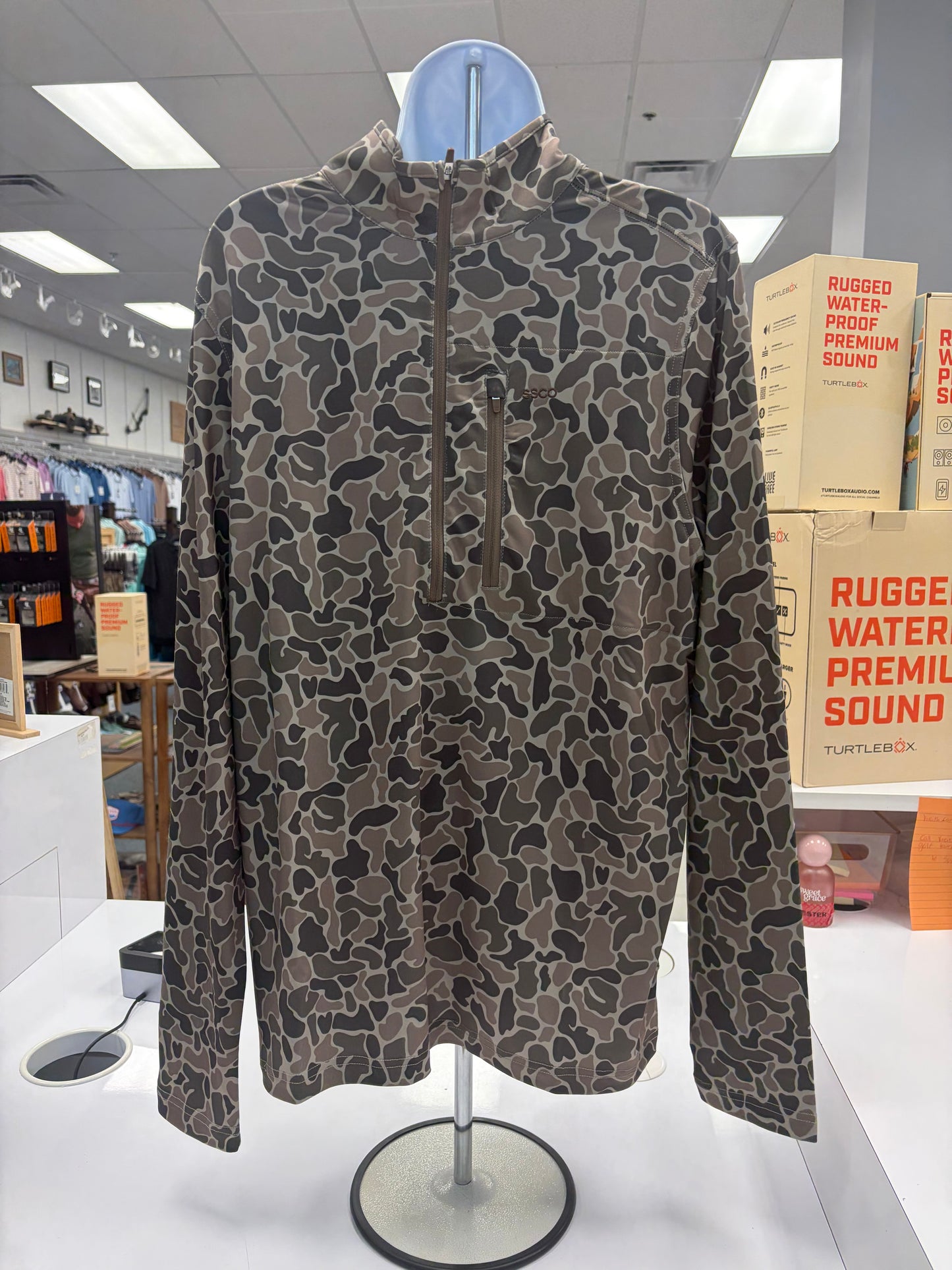 Southern Shirt Co Waypoint Qtr Zip in Ranger