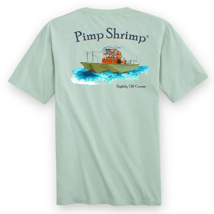 Pimp Shrimp Slightly Off Course Tee Mojito
