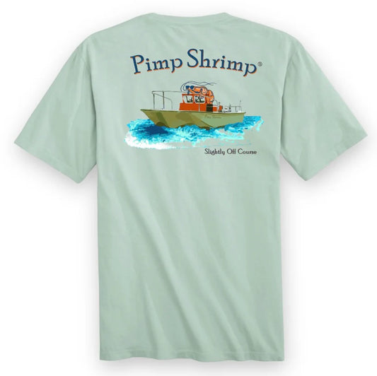 Pimp Shrimp Slightly Off Course Tee Mojito