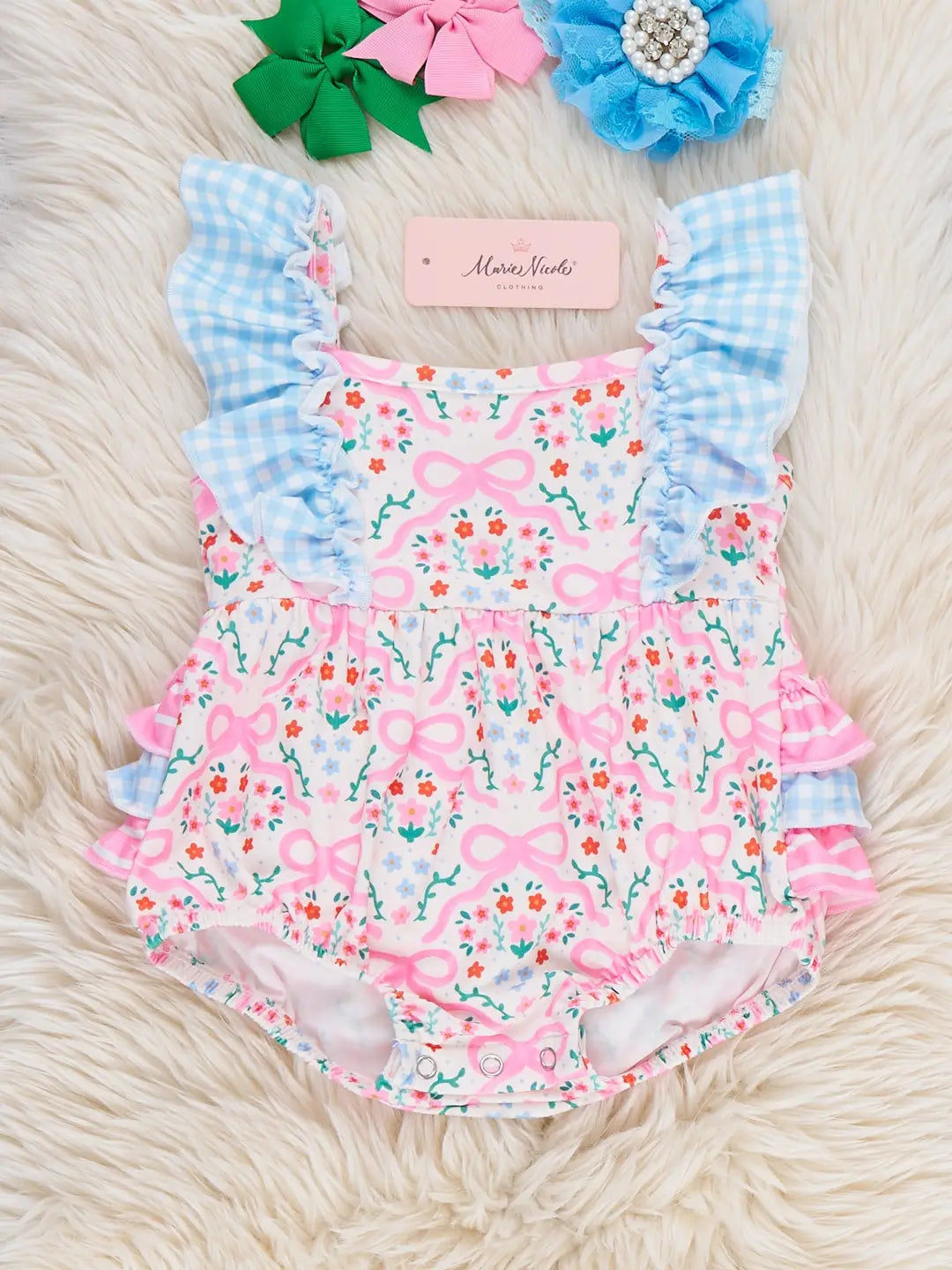 Garden Twirl Bubble Romper