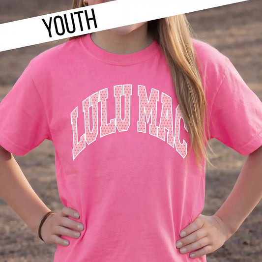 Lulu Mac Youth Neon Pink Comfort Color Tee