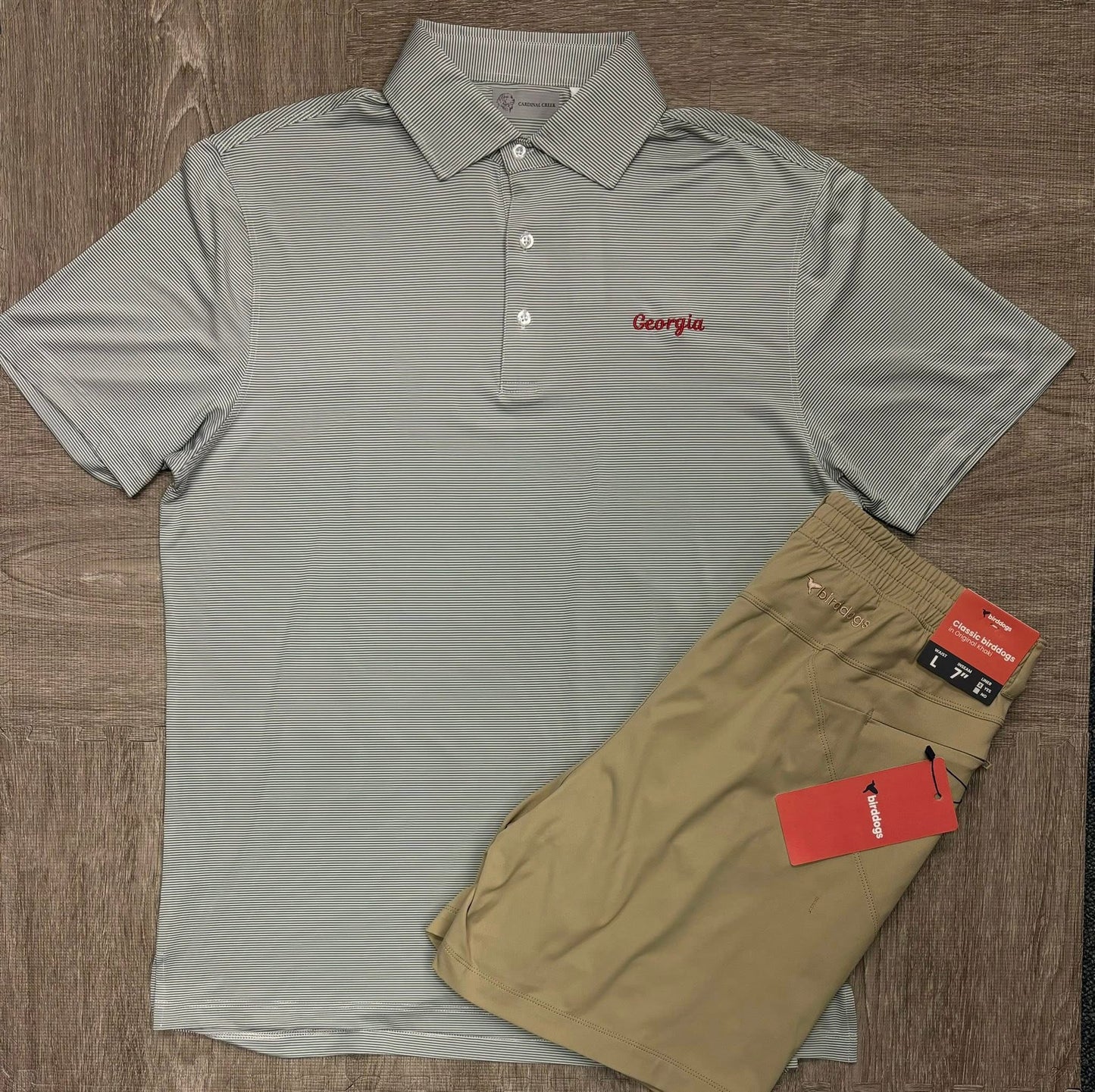 Georgia Polo White/Silver
