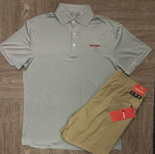 Georgia Polo White/Silver