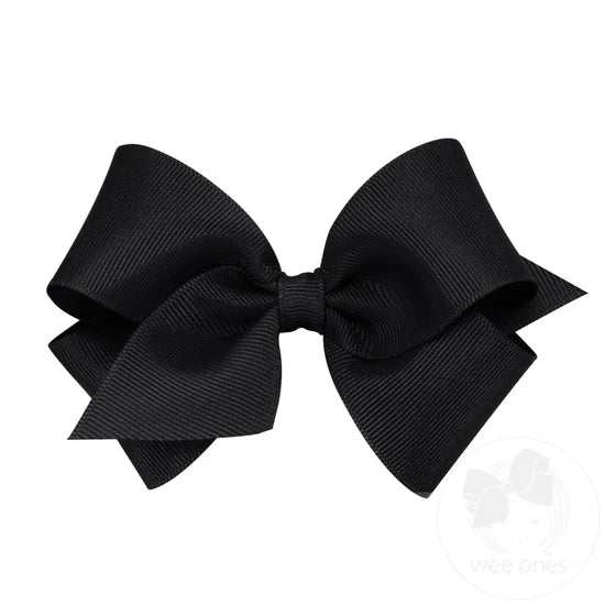 Wee Ones Small Black Classic Hair Bow