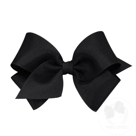 Wee Ones Small Black Classic Hair Bow