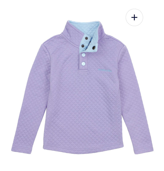 Properly Tied Girl’s Social Pullover Purple